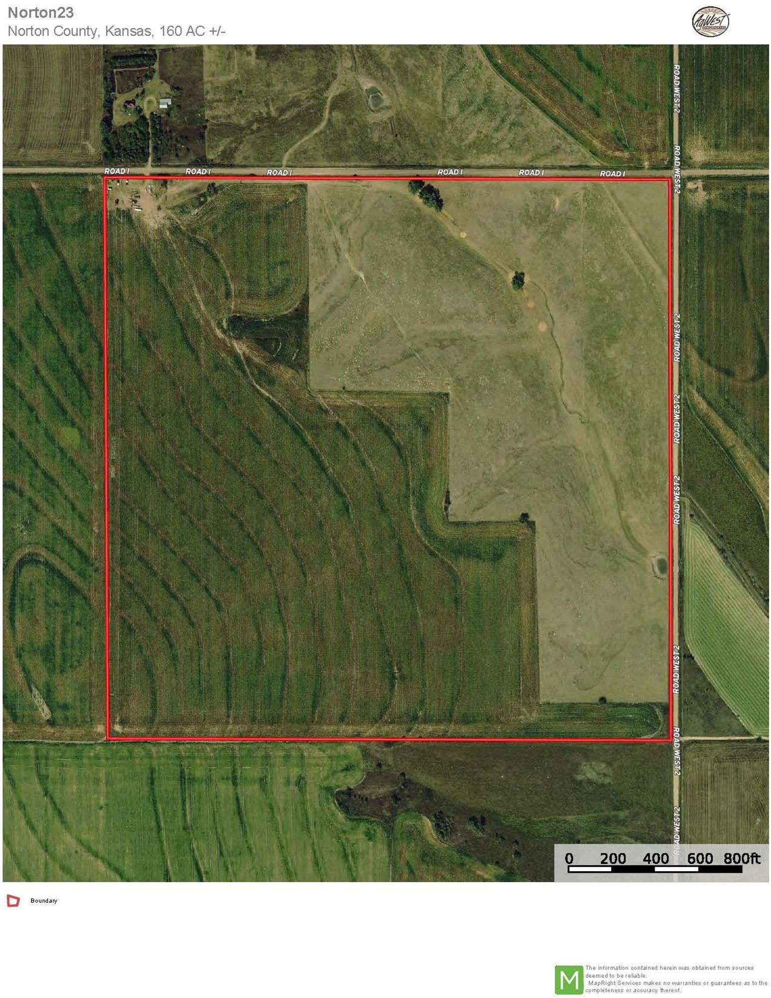 Norton County, KS Combination Farm AgWest Land Brokers