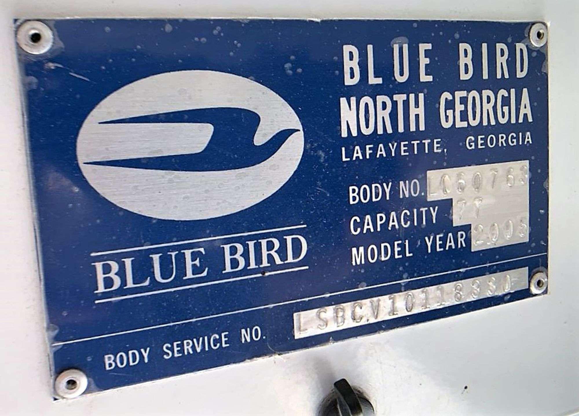 2004 INTERNATIONAL 3800 BLUE BIRD SCHOOL BUS #44 - Mathies & Sons