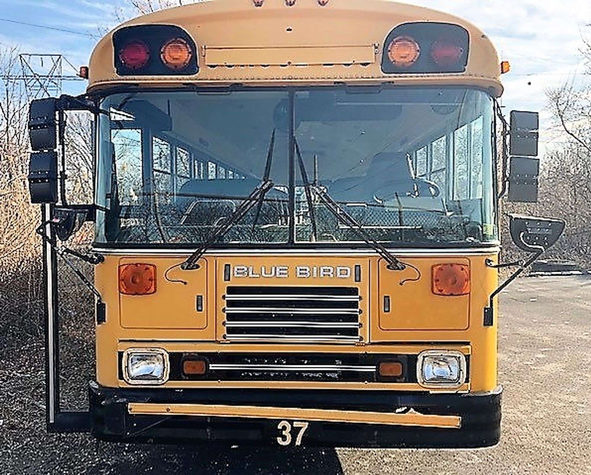 1) 1997 BLUE BIRD TC2000 SCHOOL BUS 