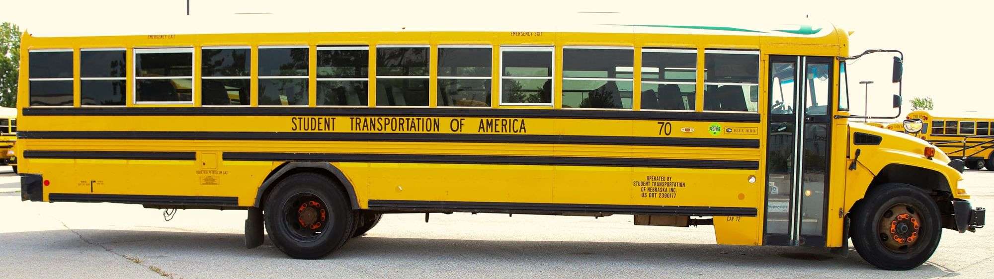 2014 BLUE BIRD BB VISION SCHOOL BUS #070 - Mathies & Sons