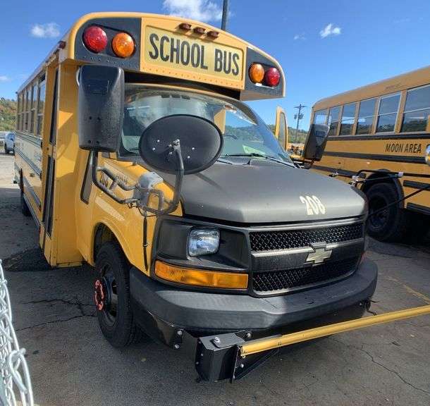 2012 CHEVROLET EXPRESS 4500 THOMAS SMALL SCHOOL BUS #208