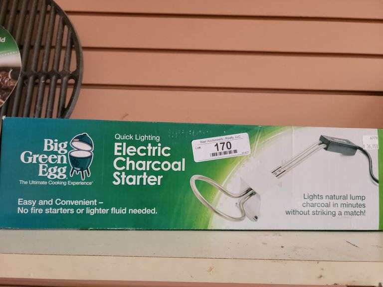 Big Green Egg Electric Charcoal Starter Baer Auctioneers Realty, LLC