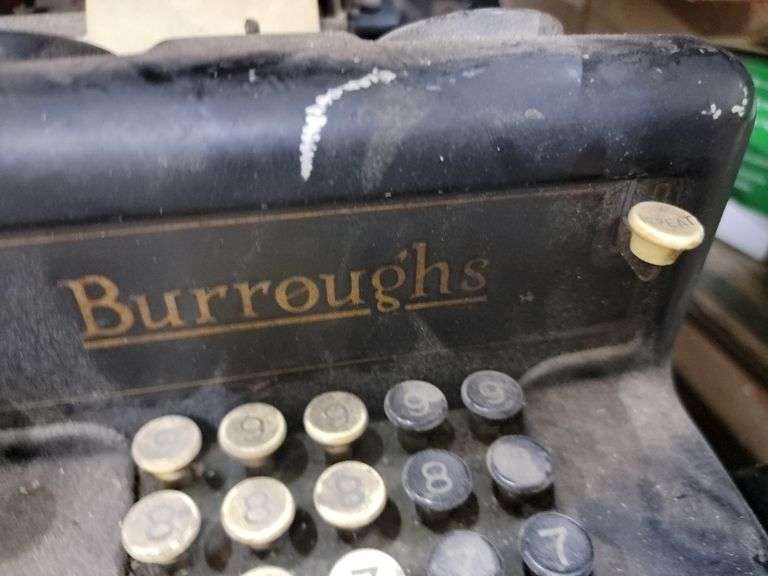 Antique Burroughs Adding Machine Baer Auctioneers Realty, LLC
