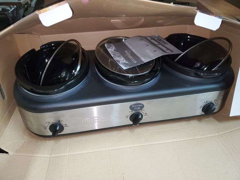 Triple Slow Cooker Baer Auctioneers Realty, LLC