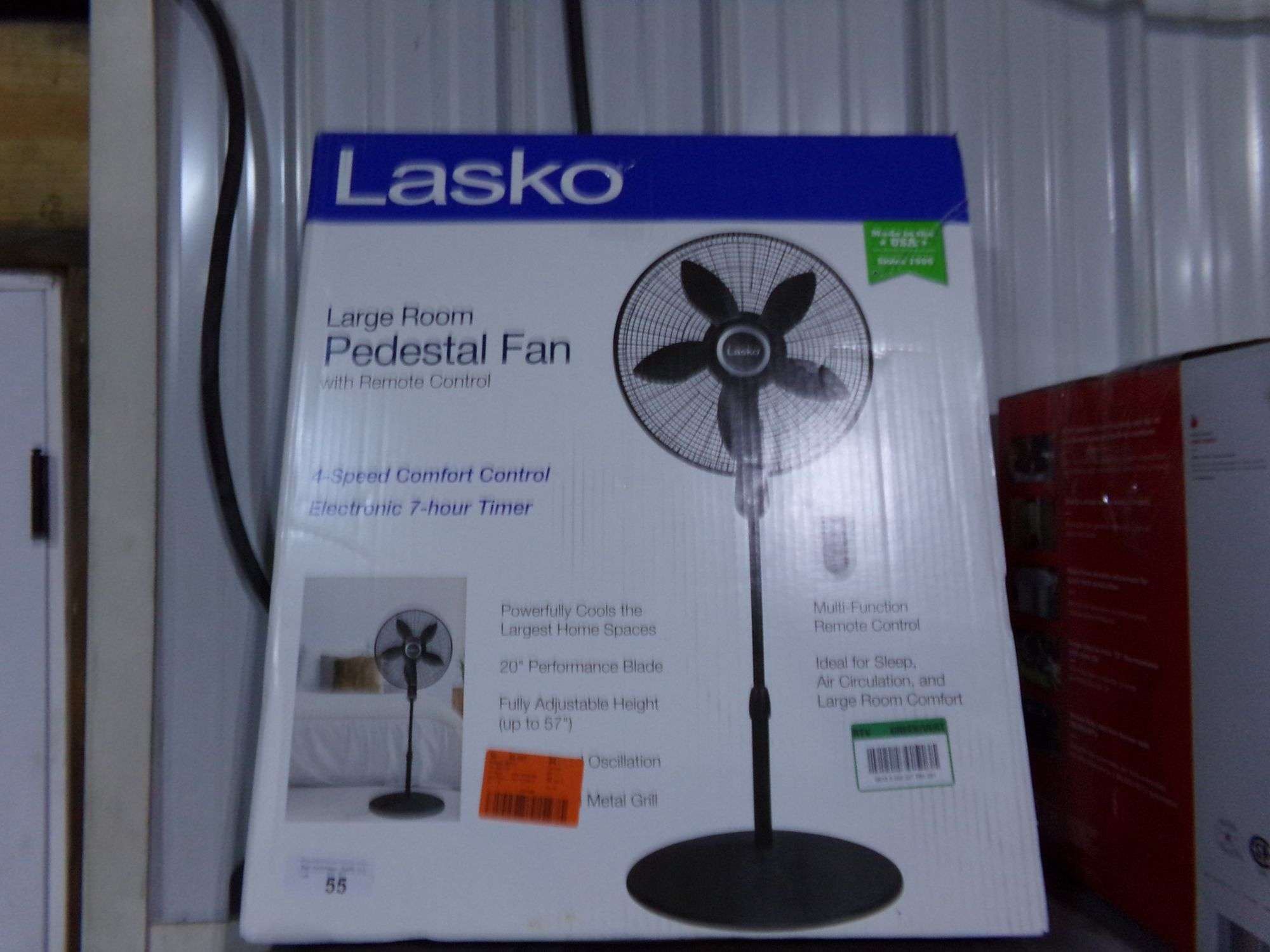 Lasko Large Room Pedestal Fan - Baer Auctioneers - Realty, LLC