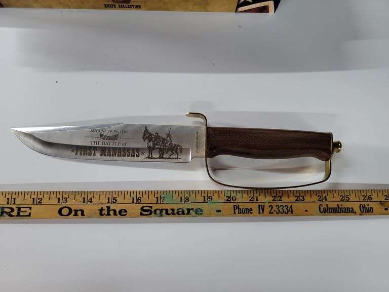 Civil War Knife Collection,"First Manassas" Baer Auctioneers Realty