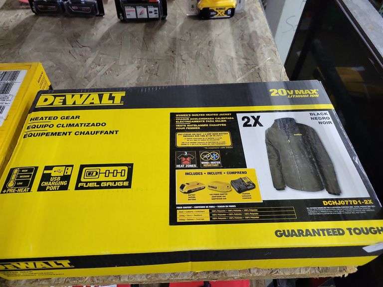 Dewalt Heated Jacket, Women's 2x Baer Auctioneers Realty, LLC