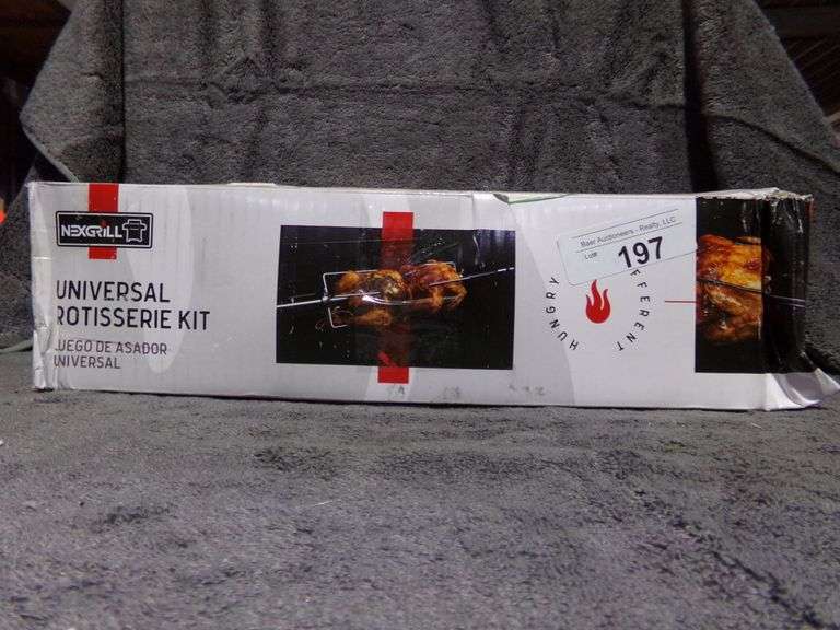 Nexgrill Universal Rotisserie Kit Baer Auctioneers Realty, LLC