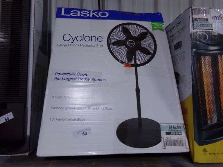 Lasko Cyclone Pedestal Fan Baer Auctioneers Realty, LLC