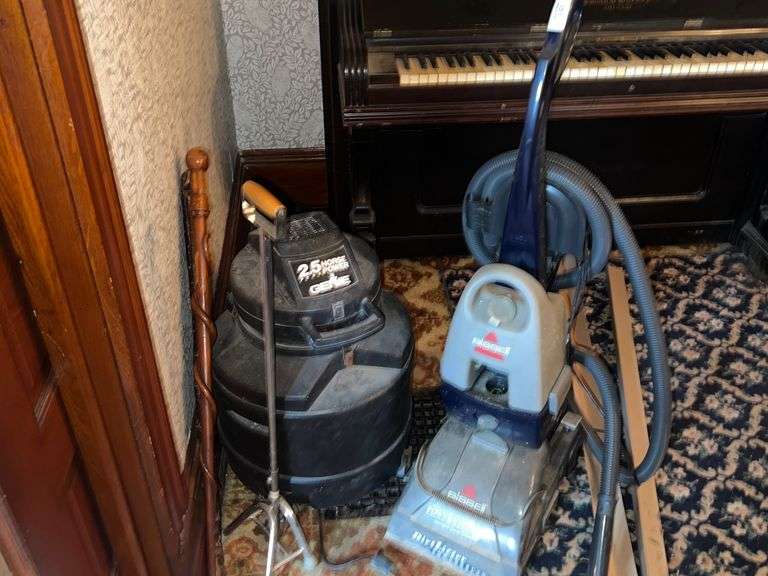 Carpet Power Steamer, ShopVac and Canes Baer Auctioneers Realty, LLC