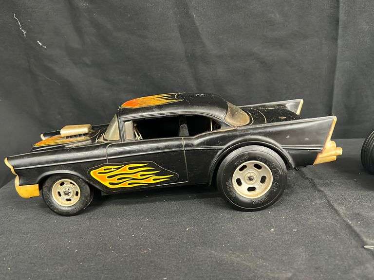 Vintage Gas Powered Cox SandBlaster Toy Car and Vintage Testors Wen Mac