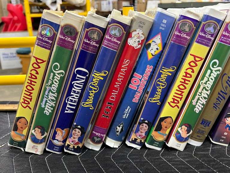 Walt Disney VHS Tapes Baer Auctioneers Realty, LLC