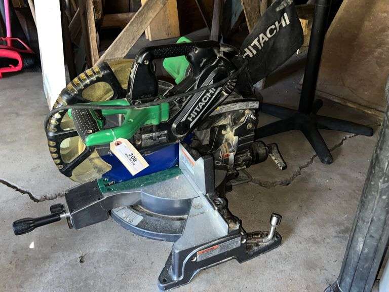 Hitachi Compound Miter Saw Baer Auctioneers Realty, LLC