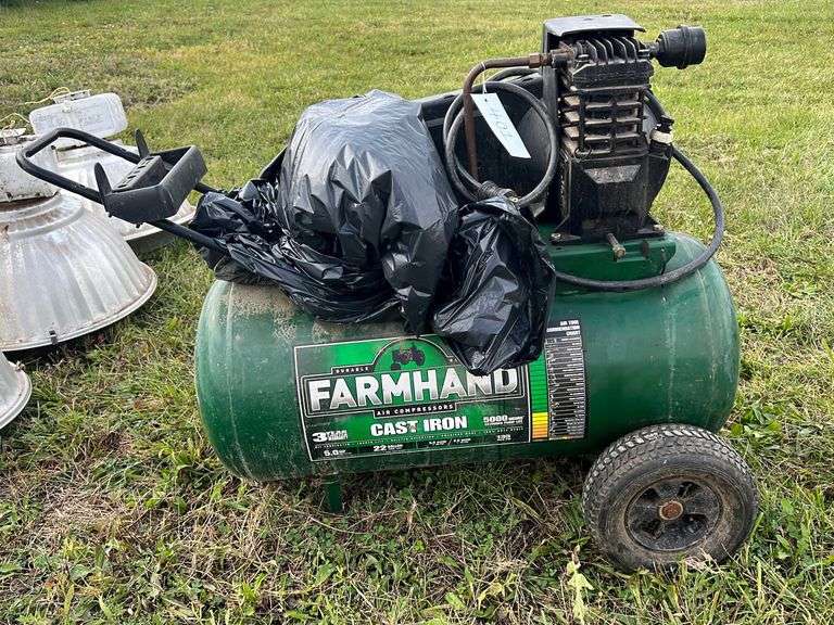 110V Farm Hand Air Compressor Baer Auctioneers Realty, LLC