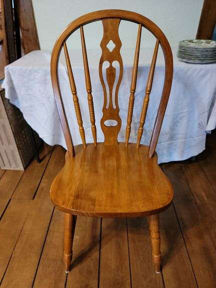 6 Winners Only Oak Chairs