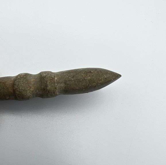 Native American Carved Small Grooved Stone Axe Head