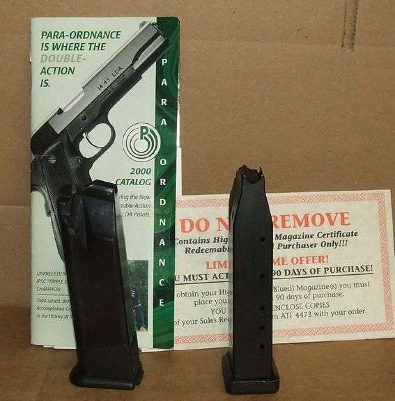 Para Ordnance 14.45 LDA Limited 45 ACP Pistol - Baer Auctioneers - Realty,  LLC