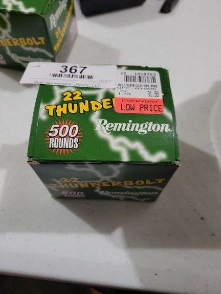 Remington 22 Shells, Full Box - Baer Auctioneers - Realty, LLC