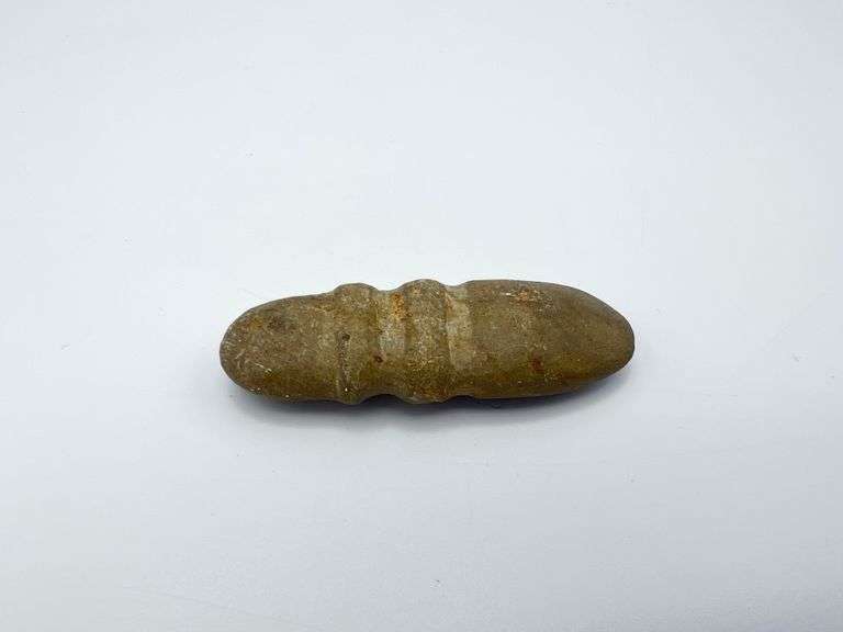 Native American Carved Small Grooved Stone Axe Head