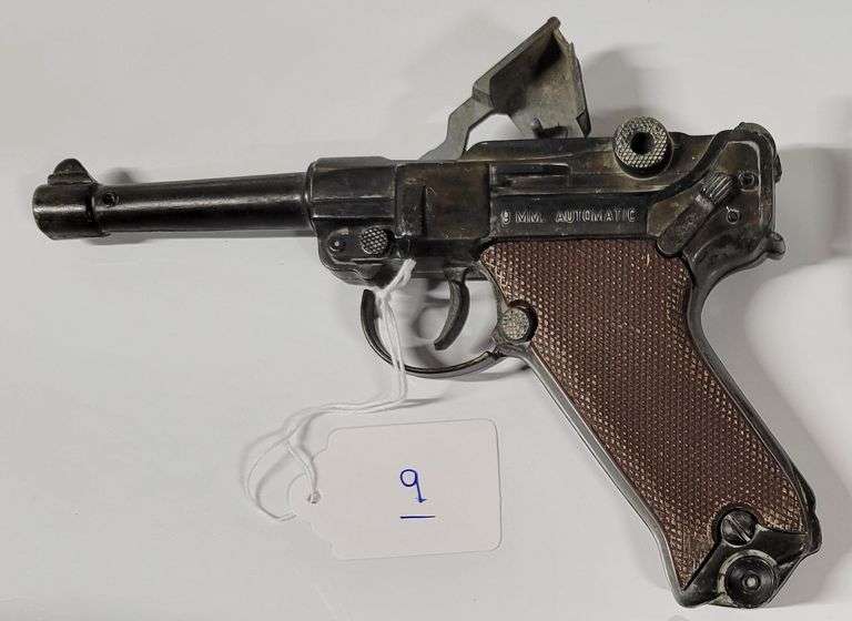 Luger Lone Star 9mm Automatic Cap Gun Made in England Baer