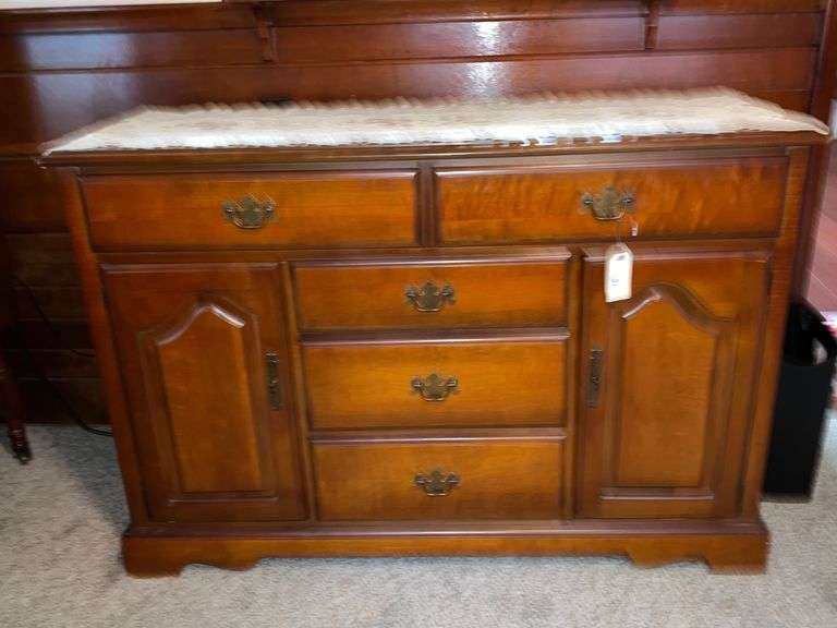 Vintage Wood Buffet Baer Auctioneers Realty, LLC