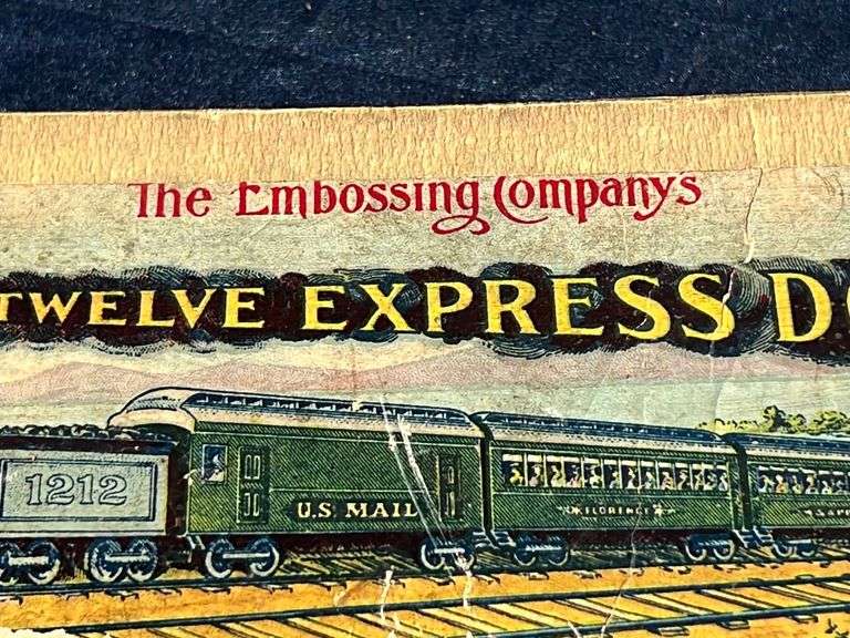 The Embossing Co. Double Twelve Express Dominoes Game Baer