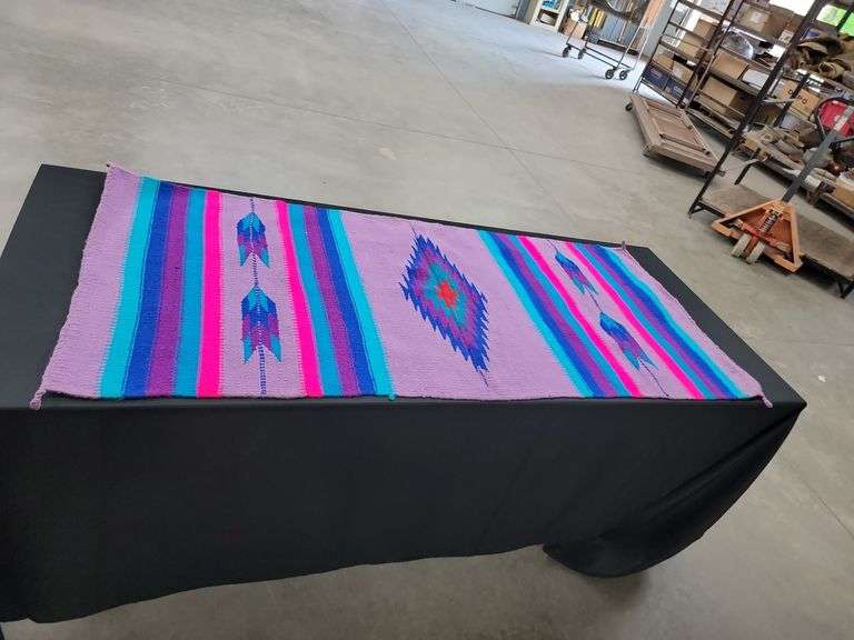 Contemporary Native American Blanket Baer Auctioneers Realty, LLC