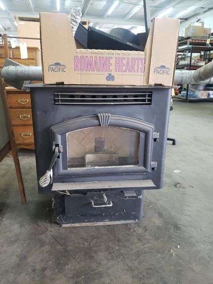 Pellet Stove W/ Pipe - Baer Auctioneers - Realty, LLC