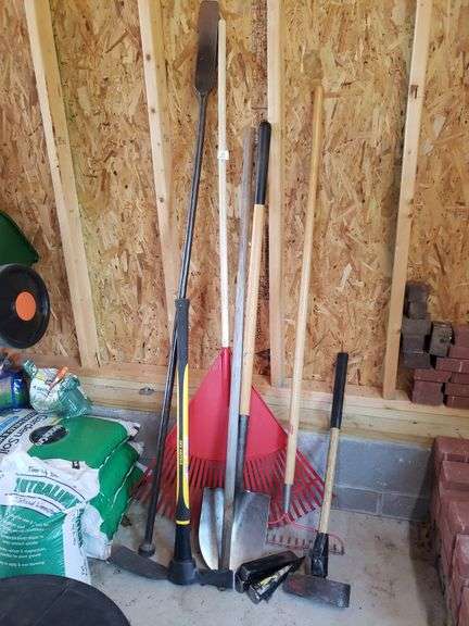 Shovel, Rakes, Hammer, And Axe - Baer Auctioneers - Realty, LLC