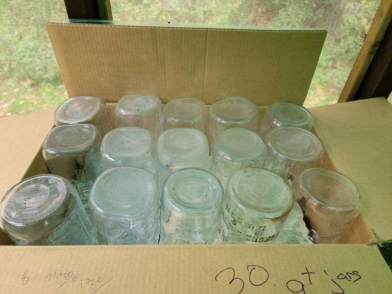 30 Qt Jars & Lids & Jelly Jars Baer Auctioneers Realty, LLC