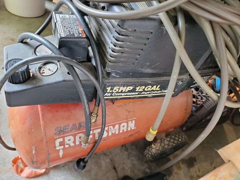 Craftsman 12 Gallon Air Compressor Baer Auctioneers Realty, LLC
