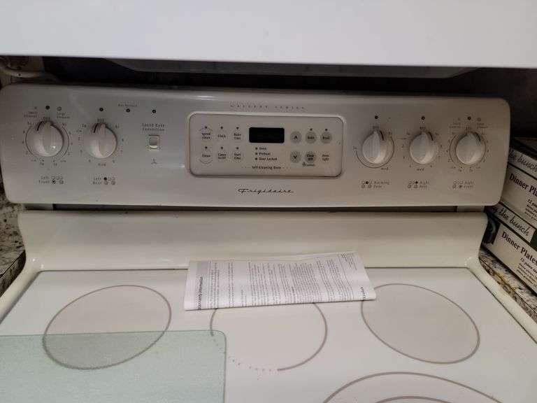 Frigidaire Electric Stove Works Baer Auctioneers Realty, LLC