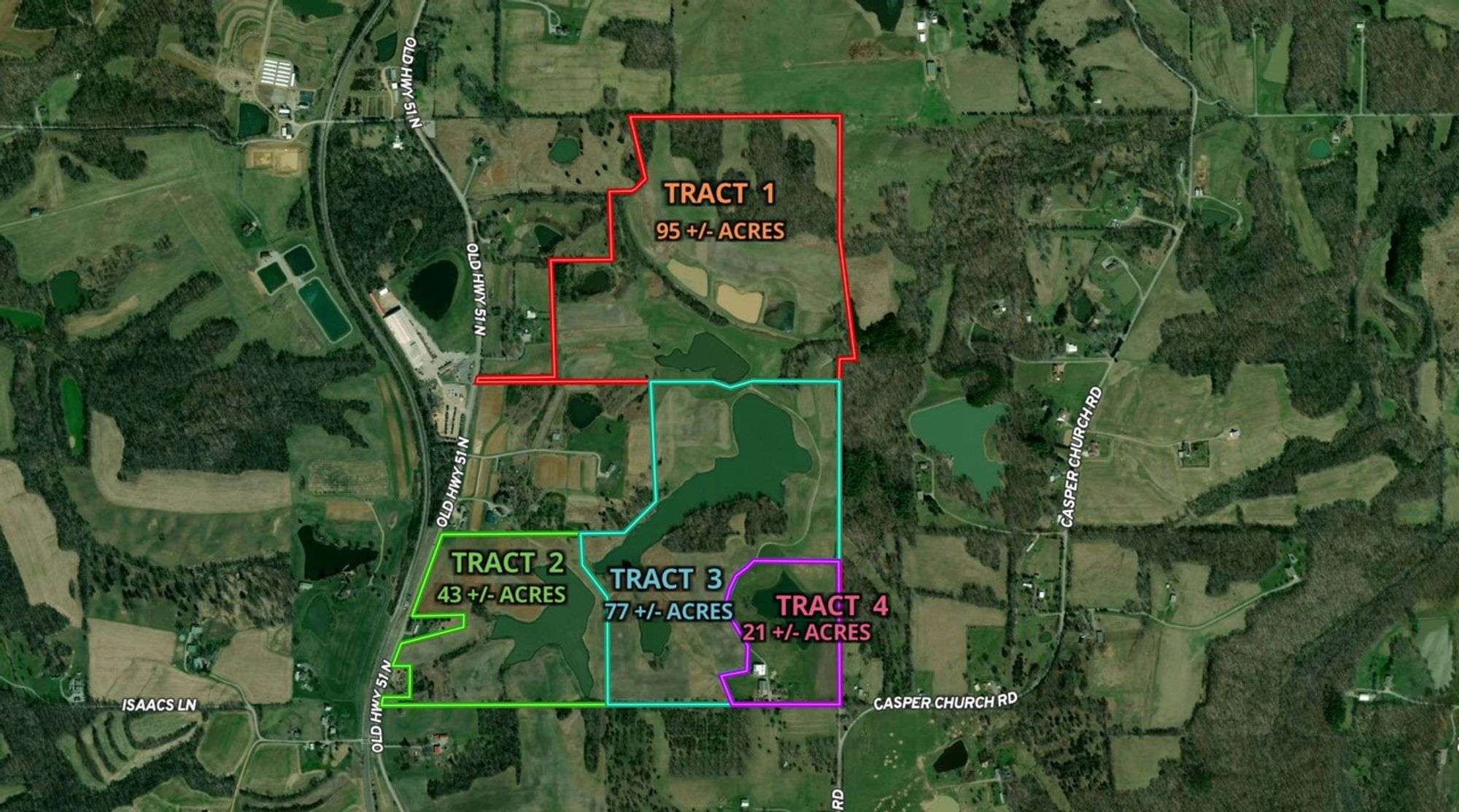 Union County IL 236 Acres / Home / 5 Lakes / Outbuildings / Timber