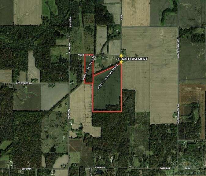 Marion County IL 71+- Acres / 2 Tracts / Tillable Cropland Farmland Income / 2988A