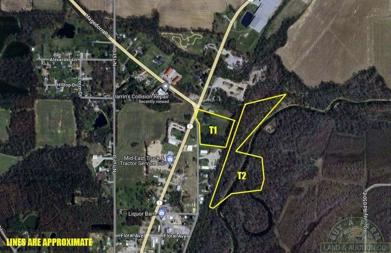 Edwards County IL 17.42+- Acres / 2 Tracts / Home Building Wooded / 2970A