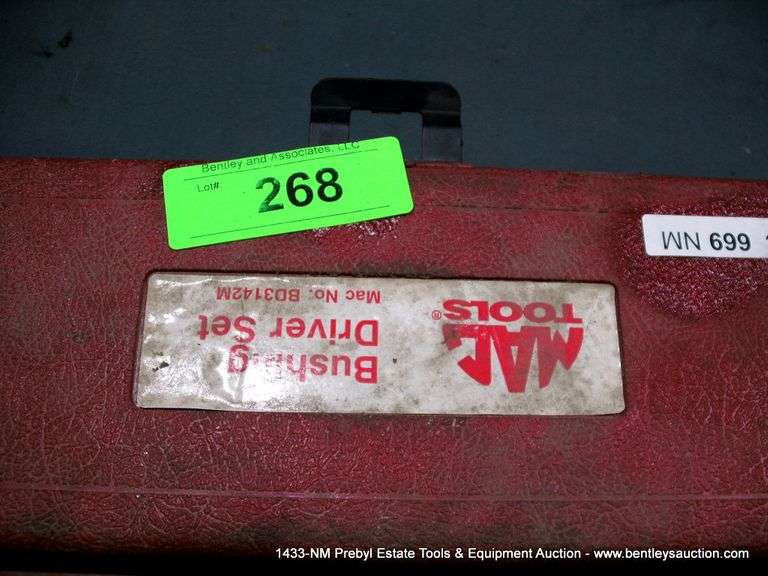 MAC TOOLS BD3142M BUSHING DRIVER SET Bentley & Associates, LLC