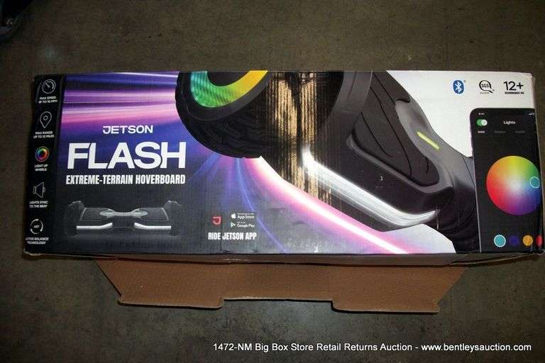 JETSON FLASH EXTREME TERRAIN HOVERBOARD MODEL JFLASHBB Bentley