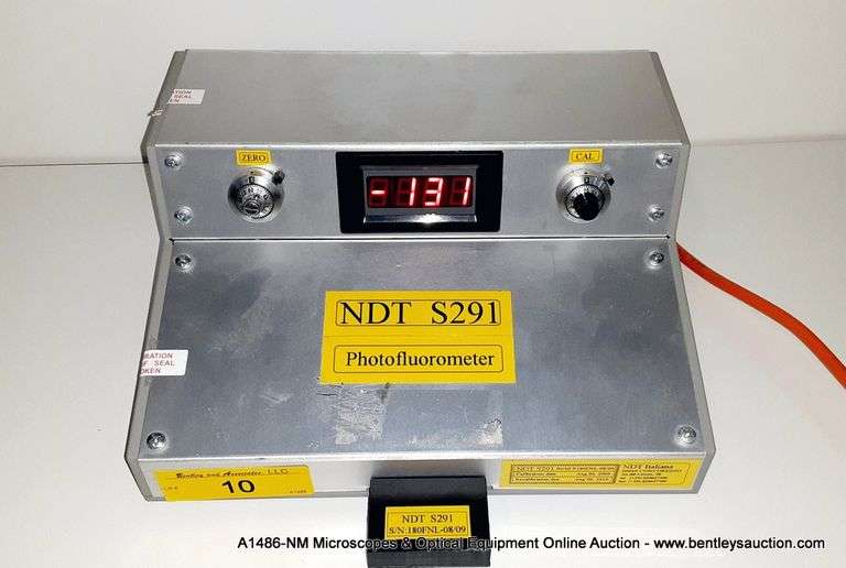 NDT S291 PHOTOFLUOROMETER Bentley & Associates, LLC