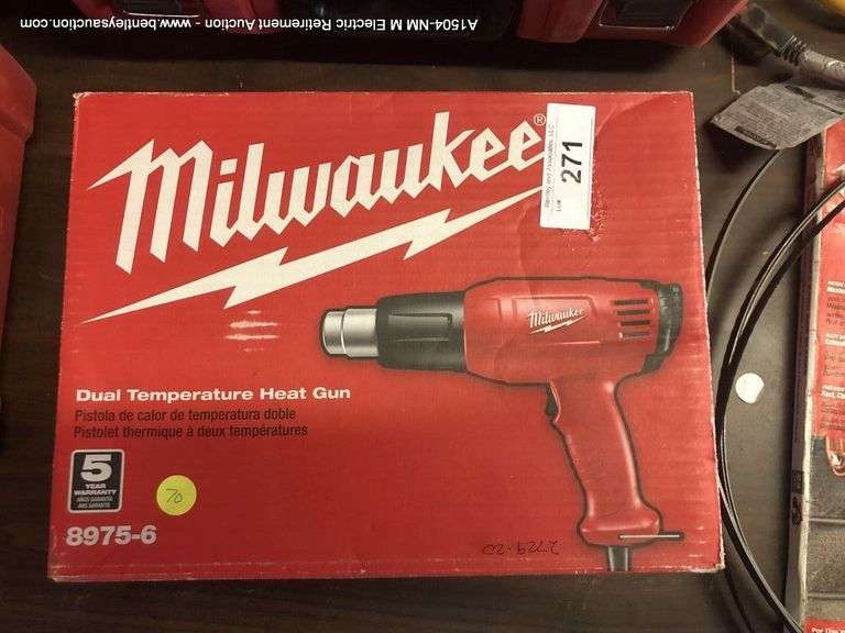 MILWAUKEE 89756 DUAL TEMPERATURE HEAT GUN Bentley & Associates, LLC