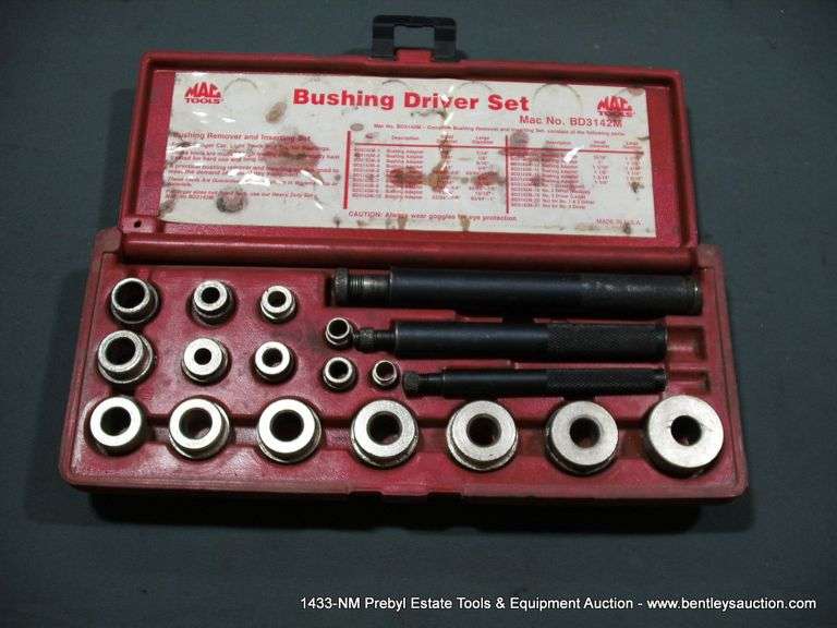 MAC TOOLS BD3142M BUSHING DRIVER SET Bentley & Associates, LLC