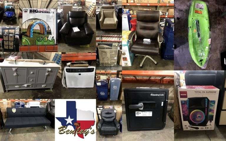 1471-TX Big Box Store Retail Returns Online Auction