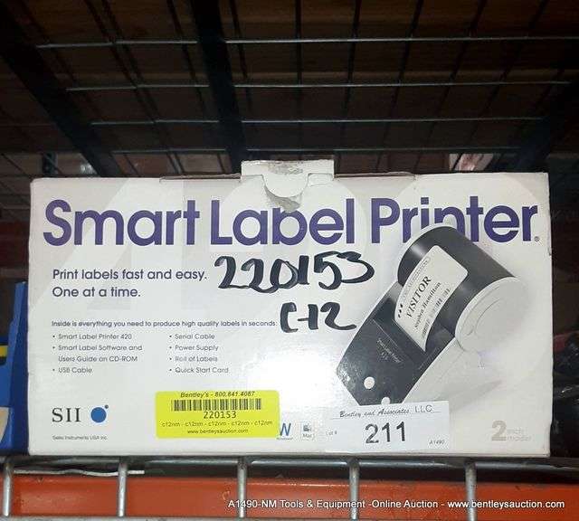 SMART LABEL PRINTER Bentley & Associates, LLC