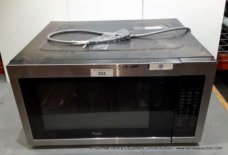 WHIRLPOOL MICROWAVE OVEN BROKEN DOOR Bentley & Associates, LLC