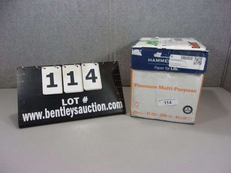 HAMMERMILL PREMIUM MULTI PURPOSE PAPER, 20 LB/2500 SHEETS Bentley & Associates, LLC