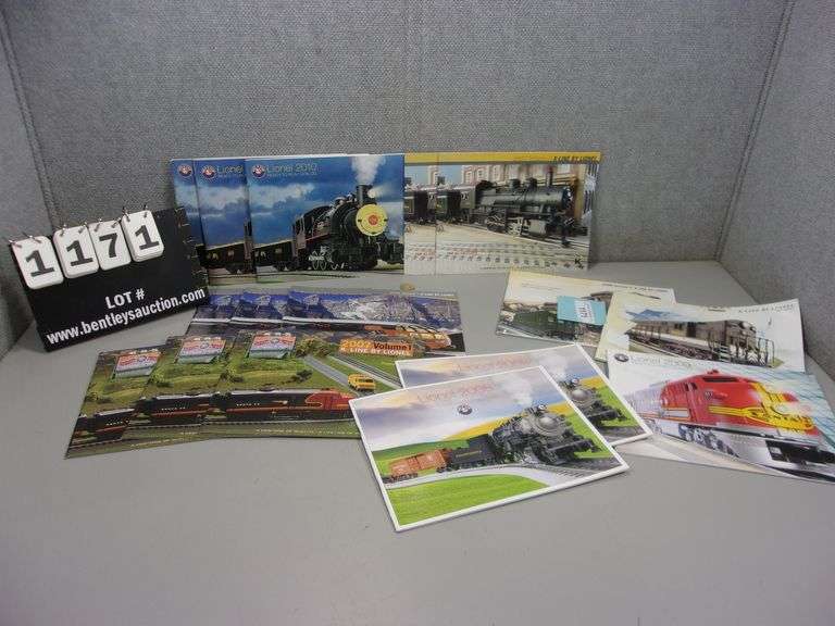 LOT (16) LIONEL KLINE MODEL TRAIN CATALOGS Bentley & Associates, LLC