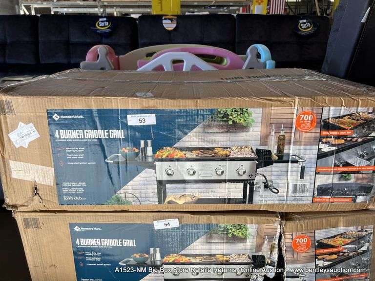 MEMBER'S MARK 4 BURNER GRIDDLE GRILL Bentley & Associates, LLC