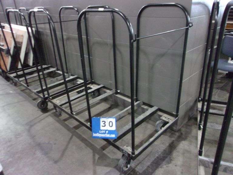 FOLDING TABLE STORAGE CART W/ 4 WHEELS Bentley & Associates, LLC