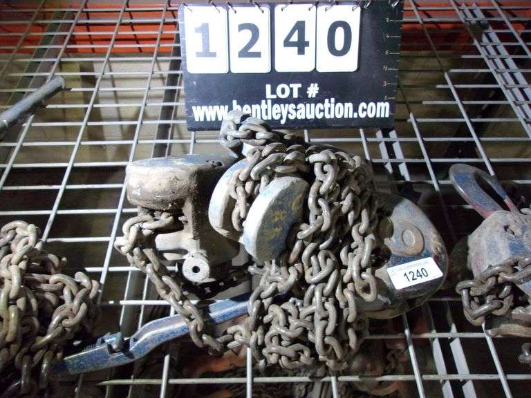 Cm Model Ton CM MODEL B 6 TON RATCHETING LEVER CHAIN HOIST - 1-1/2 TON/ 6 TON ...