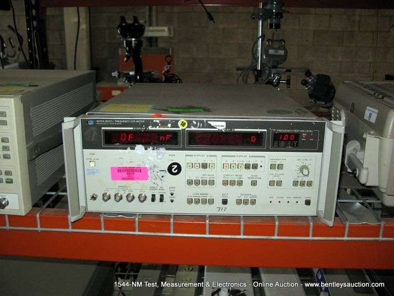 HP 4275A MULTIFREQUENCY LCR METER OPTIONS 001, 003, 004, 101 Bentley
