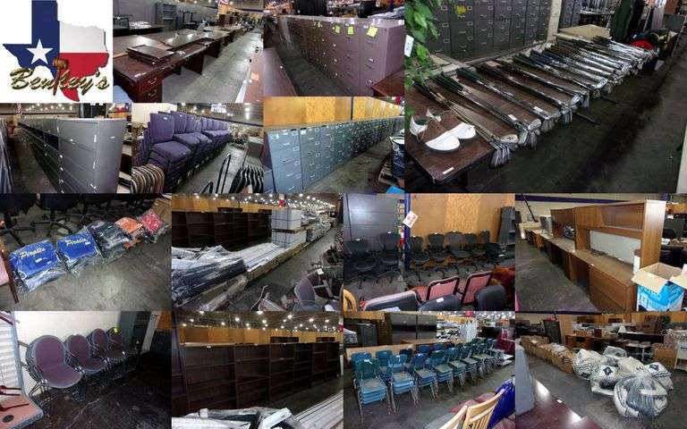1510-TX Office Furniture & Safes Online Auction